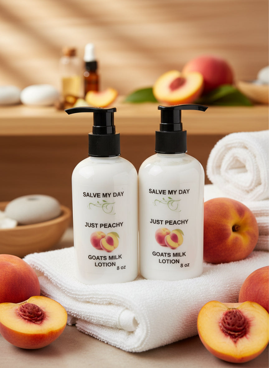 Just Peachy Goats Milk Lotion 8 oz