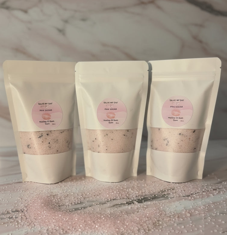 Pink Sugar Scented Healing Oil Bath Soak